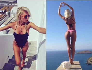 Η Ασημίνα Ιγγλέζου «έλιωσε» πάλι τα χιόνια! (βίντεο)